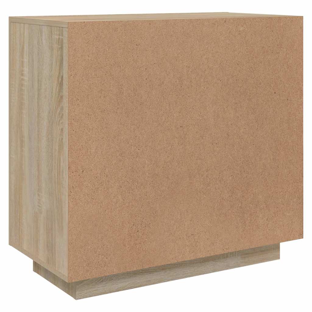 Sideboard 80x40x75 cm Engineered Wood Sonoma oak