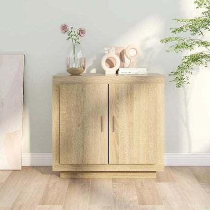 Sideboard 80x40x75 cm Engineered Wood Sonoma oak