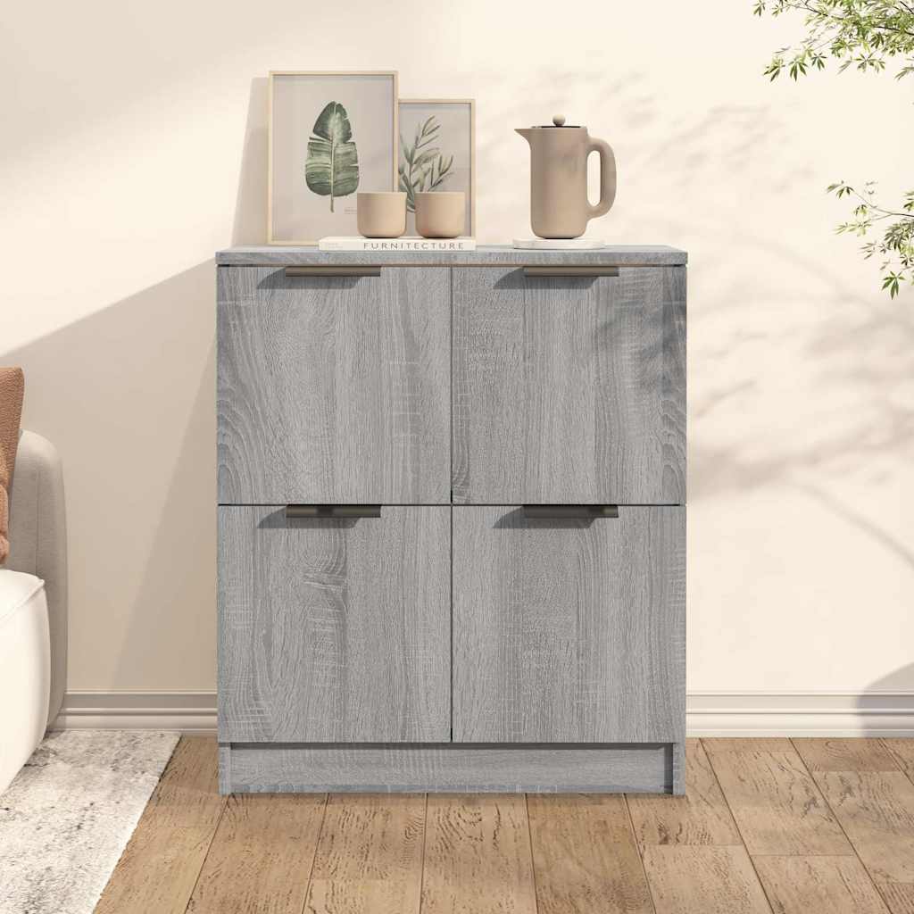 Sideboard 60x30x70 cm Engineered Wood Grey sonoma