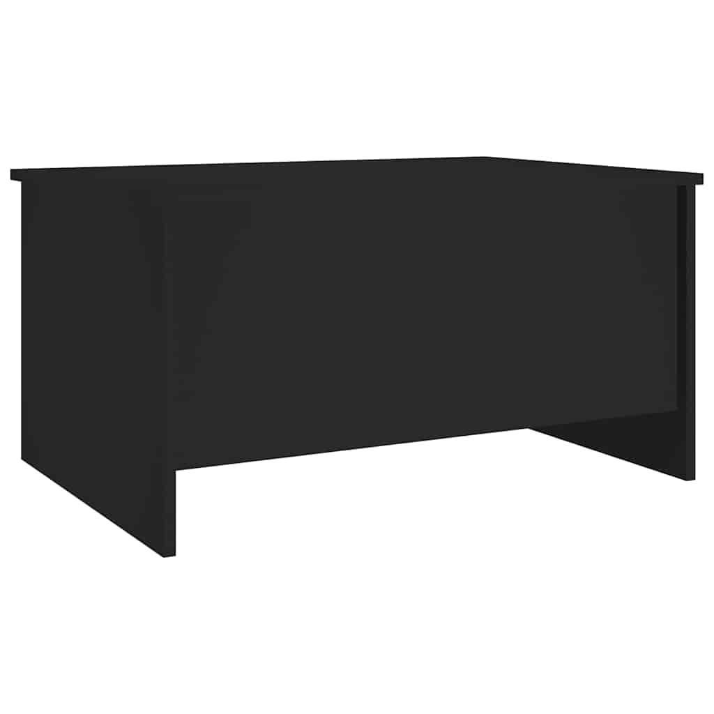Coffee Table 80x55,5x41,5 cm Engineered Wood Black 80 cm 41.5 cm
