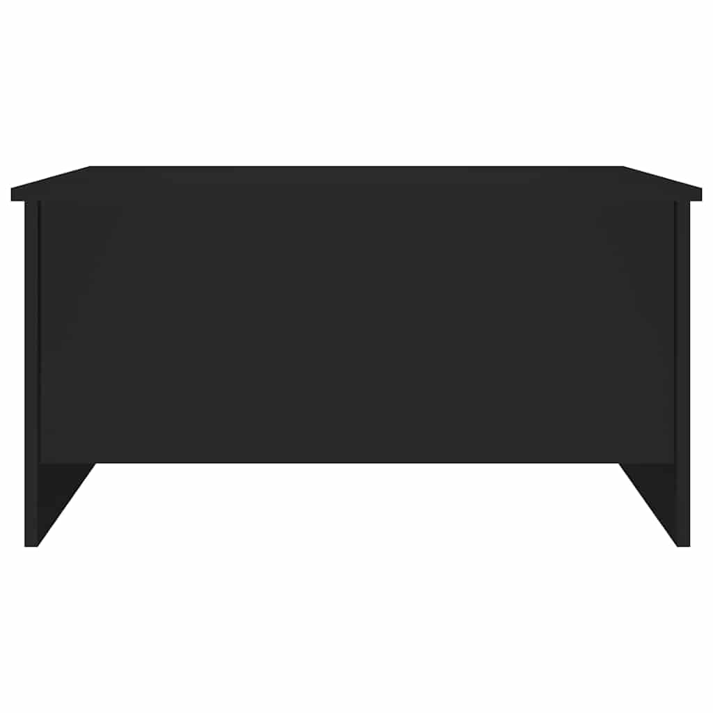 Coffee Table 80x55,5x41,5 cm Engineered Wood Black 80 cm 41.5 cm