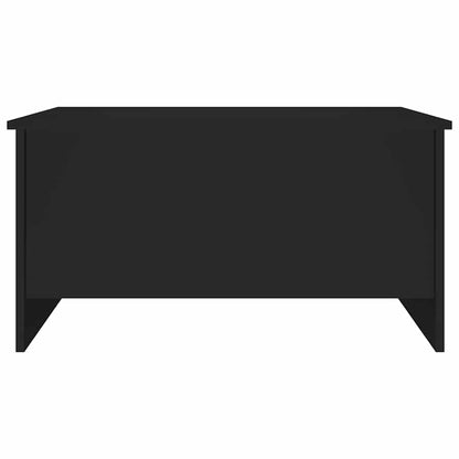 Coffee Table 80x55,5x41,5 cm Engineered Wood Black 80 cm 41.5 cm