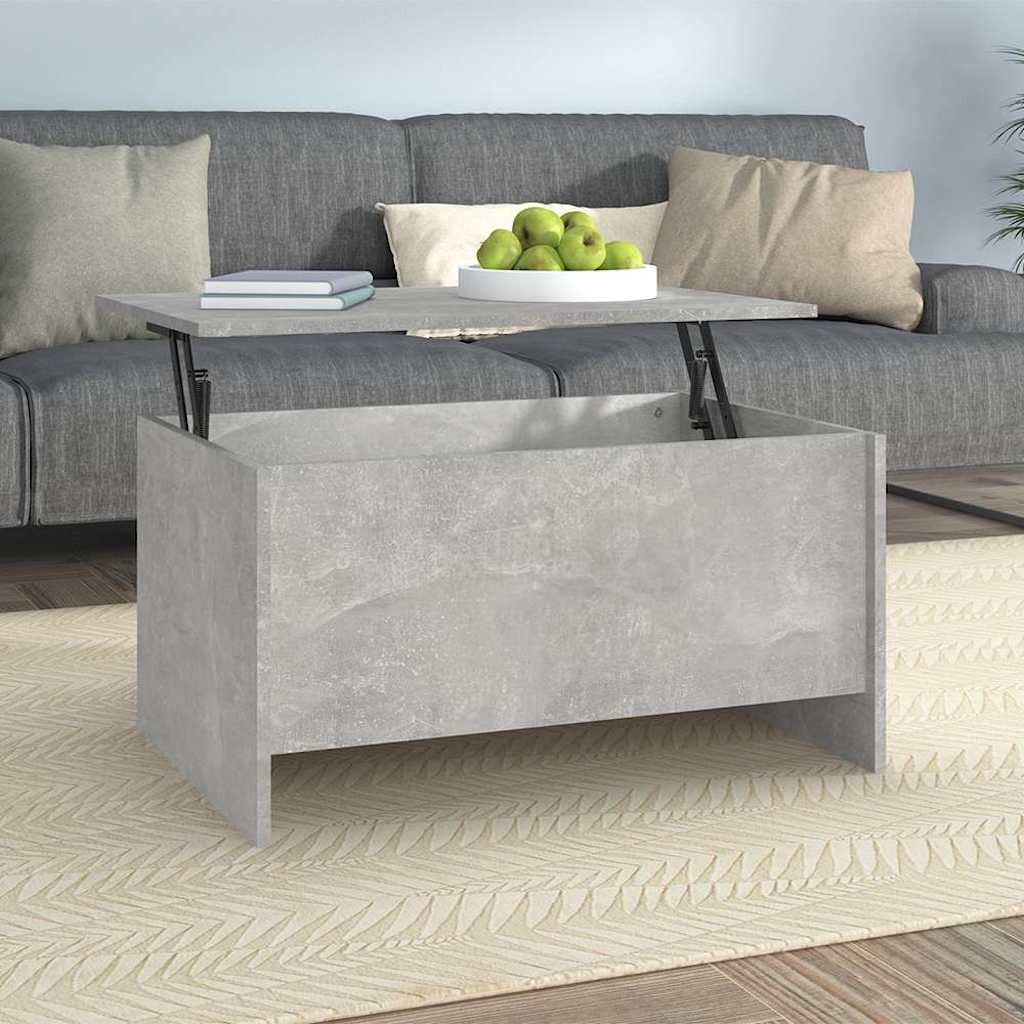 Coffee Table 80x55,5x41,5 cm Engineered Wood Concrete grey 80 cm 41.5 cm