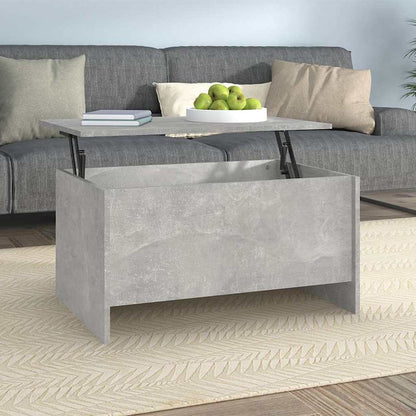 Coffee Table 80x55,5x41,5 cm Engineered Wood Concrete grey 80 cm 41.5 cm