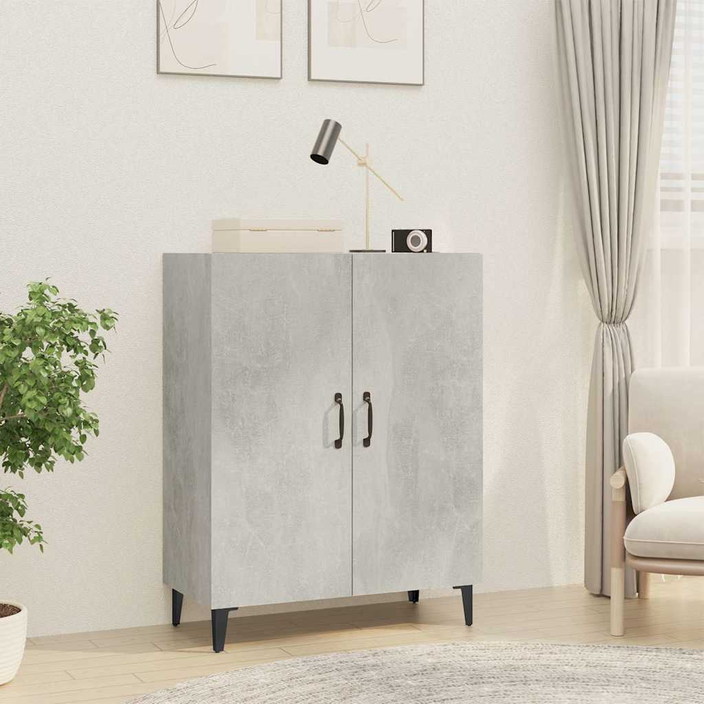 Sideboard 70x34x90 cm Engineered Wood Concrete grey