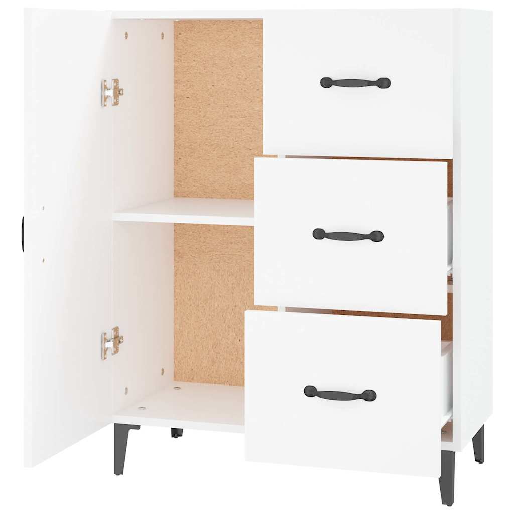 Sideboard 69,5x34x90 cm Engineered Wood White