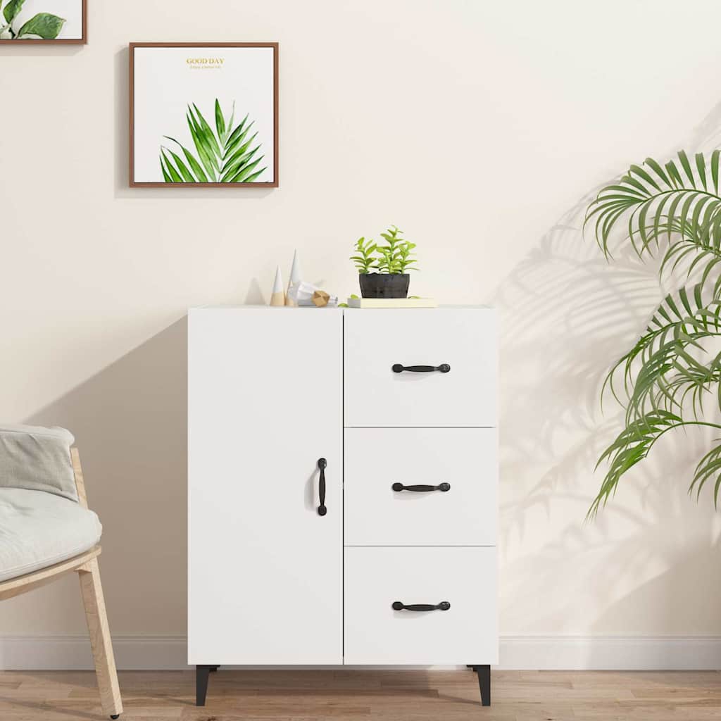 Sideboard 69,5x34x90 cm Engineered Wood White