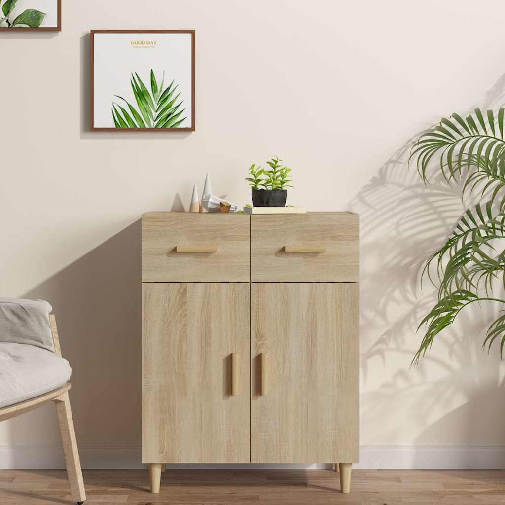 Sideboard 69,5x34x89 cm Engineered Wood Sonoma oak