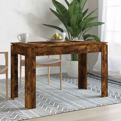 Dining Table 120x60x76 cm Engineered Wood Smoked oak