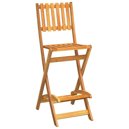 vidaXL 5 Piece Outdoor Bar Set Solid Wood Acacia 5
