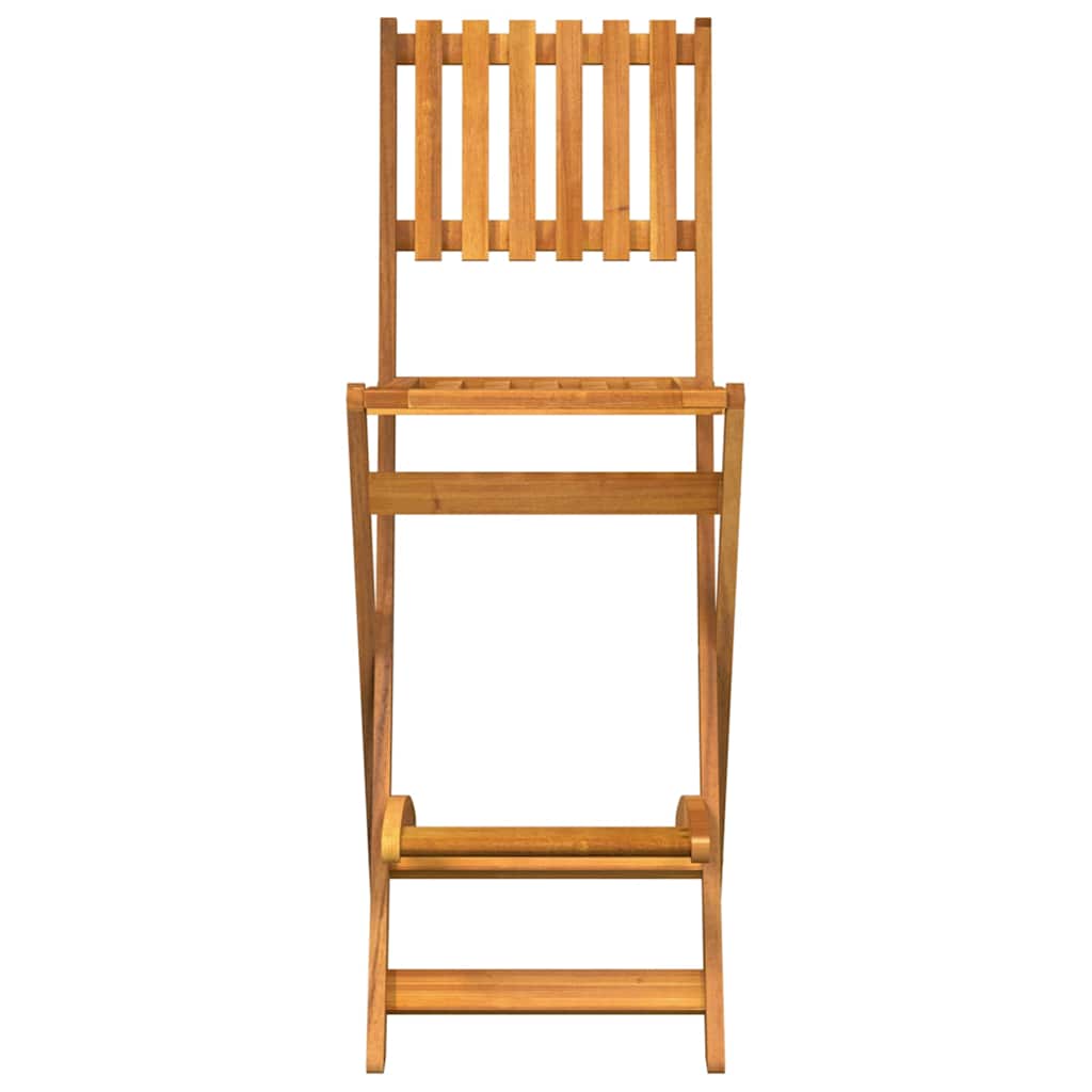3 Piece Outdoor Bar Set Solid Wood Acacia 4