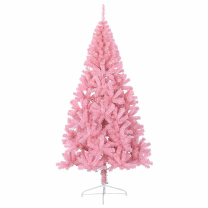 Artificial Half Christmas Tree with Stand PVC 240 cm Pink
