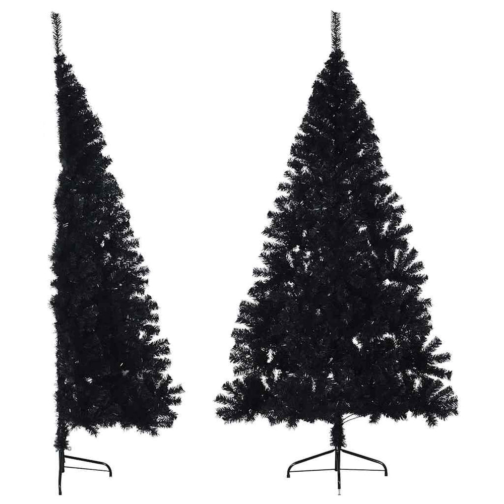 vidaXL Artificial Half Christmas Tree with Stand PVC 240 cm
