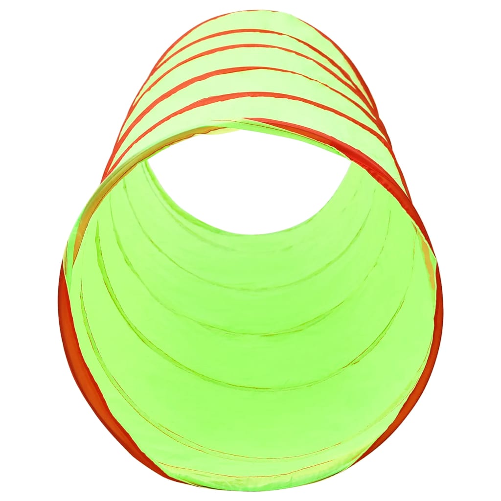 vidaXL Children Play Tunnel with 250 Balls Green 175 cm Polyester