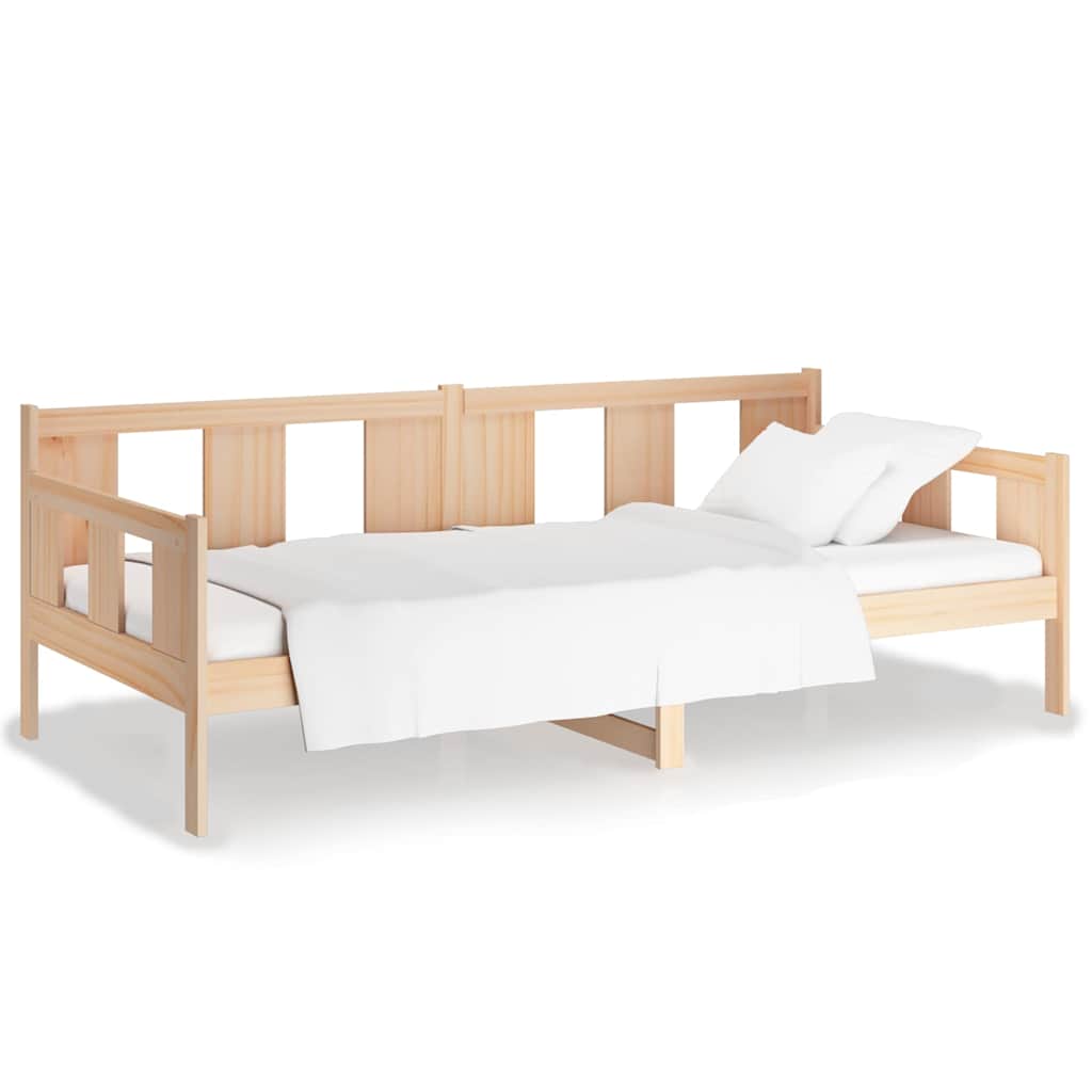Day Bed without Mattress Solid Wood Pine 80 cm 200 cm