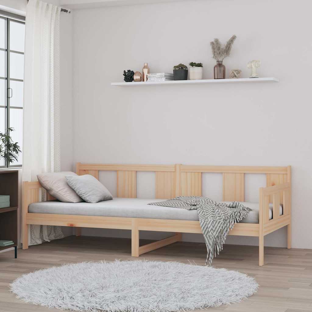 Day Bed without Mattress Solid Wood Pine 80 cm 200 cm