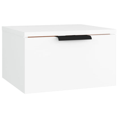 vidaXL Wall-mounted Bedside Cabinets 2 pcs White 34x30x20 cm