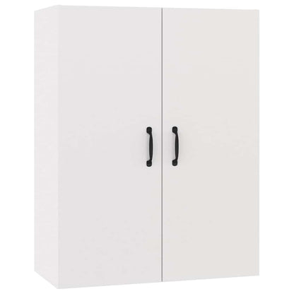 Hanging Cabinet 69,5x34x90 cm Engineered Wood White
