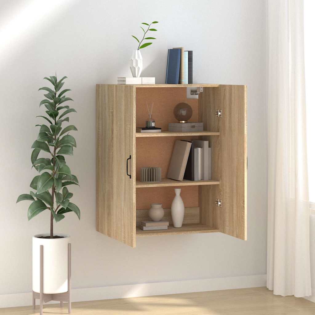 Hanging Cabinet 69,5x34x90 cm Engineered Wood Sonoma oak