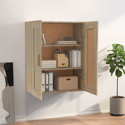 Wall Cabinet 69,5x32,5x90 cm Engineered Wood Sonoma oak
