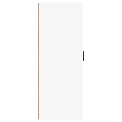 Hanging Wall Cabinet 69,5x32,5x90 cm White