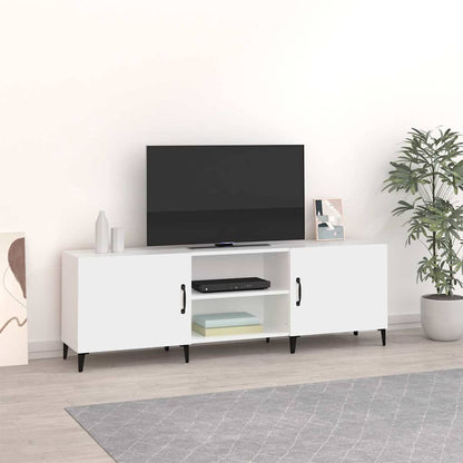 TV Cabinet 150x30x50 cm Engineered Wood White