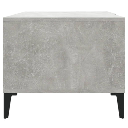 vidaXL Coffee Table Concrete Grey 90x50x40 cm Engineered Wood