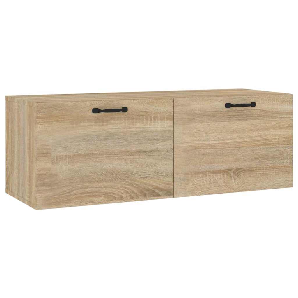 Wall Cabinet 100x36,5x35 cm Engineered Wood Sonoma oak