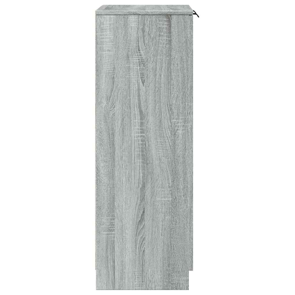 Shoe Cabinet 59x35x100,5 cm Engineered Wood Grey sonoma