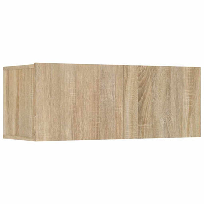 TV Cabinet Set Engineered Wood 6 pcs 80 cm