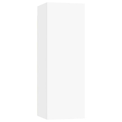 vidaXL 8 Piece TV Cabinet Set White Engineered Wood 6