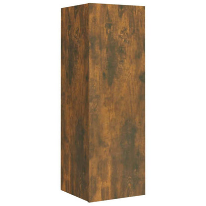 vidaXL 8 Piece TV Cabinet Set Smoked Oak Engineered Wood 6