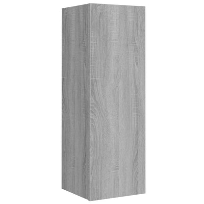 vidaXL 8 Piece TV Cabinet Set Grey Sonoma Engineered Wood 6