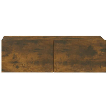 4 Piece TV Cabinet Set Engineered Wood Smoked oak 100 cm