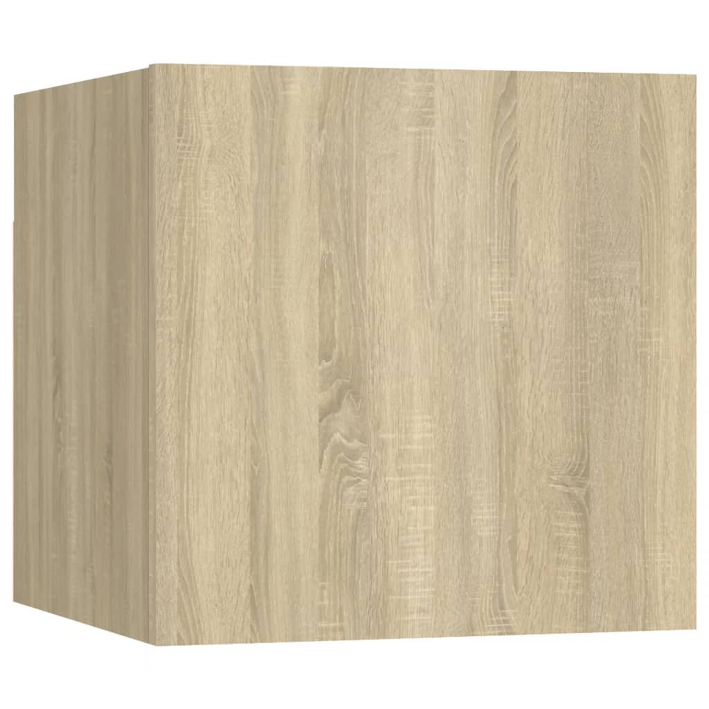 6 Piece TV Cabinet Set Engineered Wood 80 cm