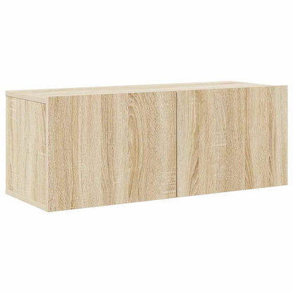 7 Piece TV Cabinet Set Engineered Wood Width 60 cm Sonoma oak