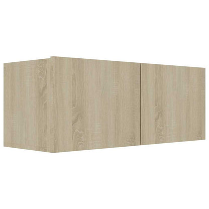 vidaXL 7 Piece TV Cabinet Set Sonoma Oak Engineered Wood 4