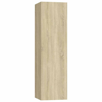 vidaXL 7 Piece TV Cabinet Set Sonoma Oak Engineered Wood 5