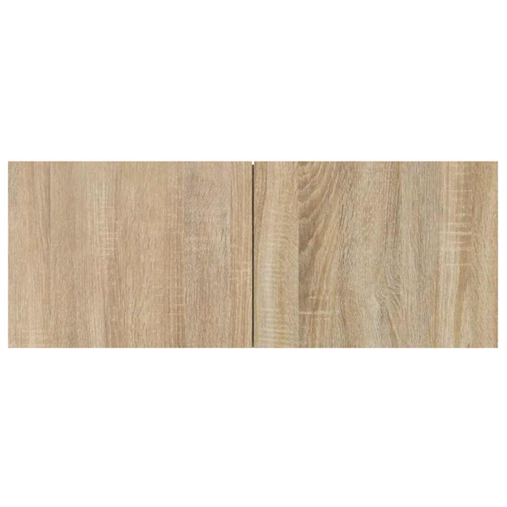 Wall-mounted TV Cabinet Engineered Wood Sonoma oak