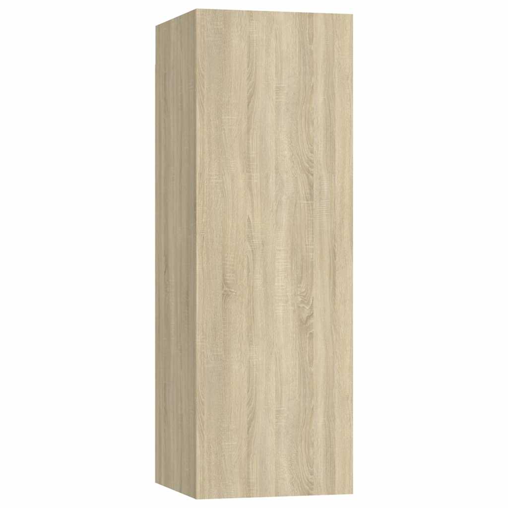 vidaXL Wall-mounted TV Cabinet Sonoma Oak Engineered Wood 4