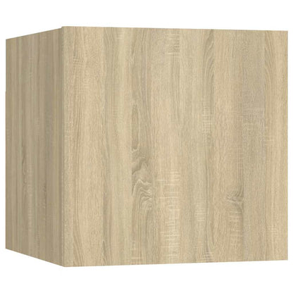 vidaXL Wall-mounted TV Cabinet Sonoma Oak Engineered Wood 5