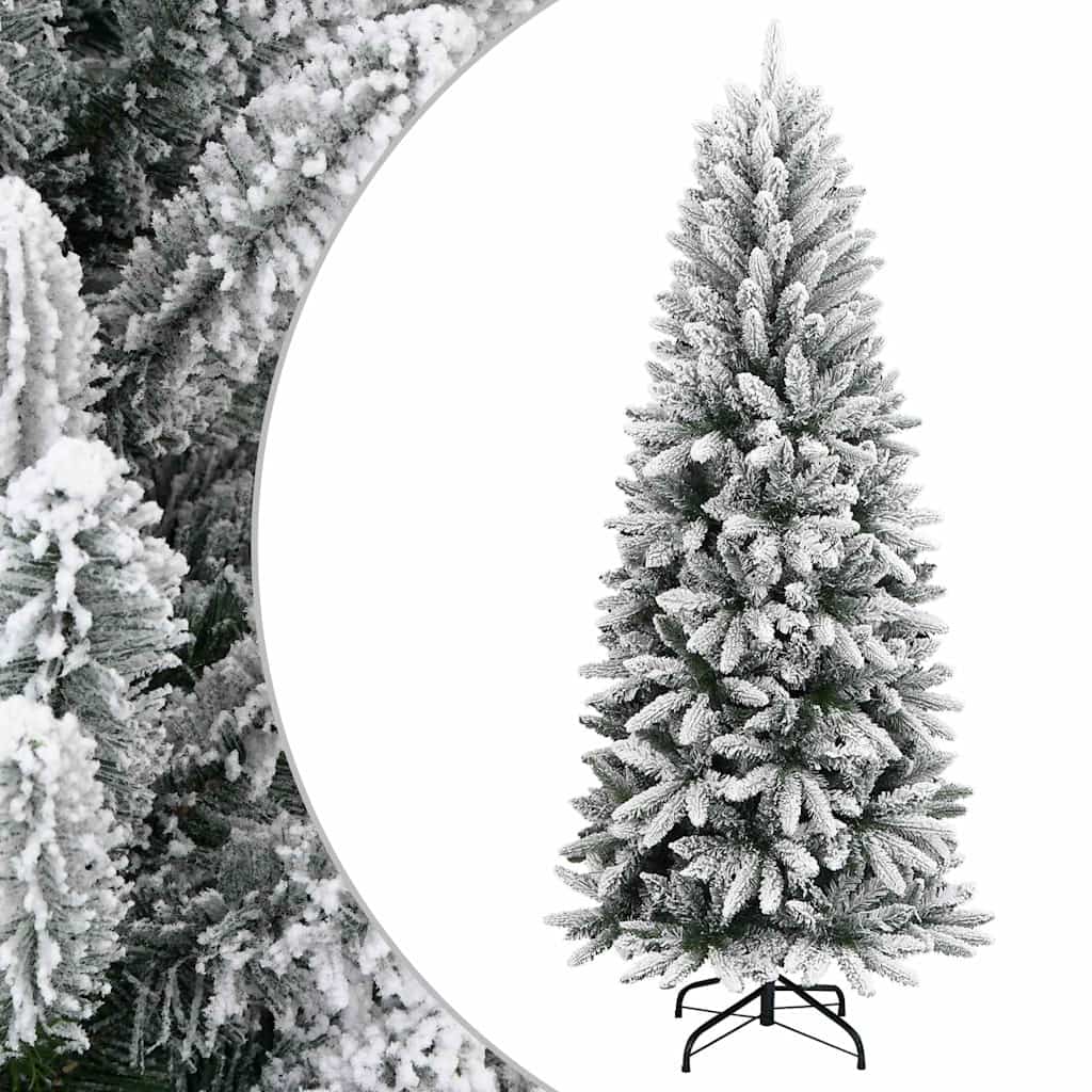 Artificial Christmas Tree White Green and White 180 cm without LED