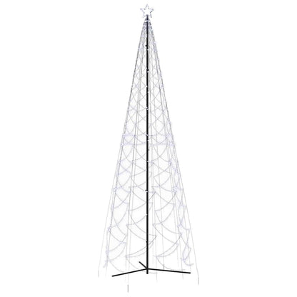 Christmas Cone Tree 3000 LEDs 230x800 cm Cold white 500 cm 160 cm
