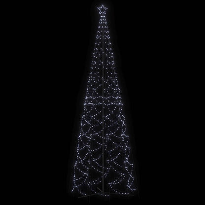 Christmas Cone Tree 3000 LEDs 230x800 cm Cold white 500 cm 160 cm