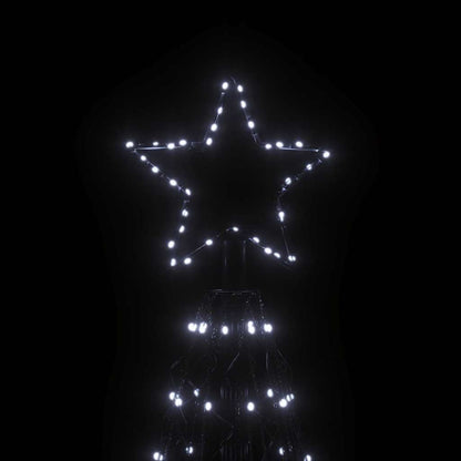 Christmas Cone Tree 3000 LEDs 230x800 cm Cold white 500 cm 160 cm