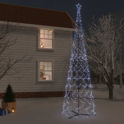 Christmas Cone Tree 3000 LEDs 230x800 cm Cold white 800 cm 230 cm