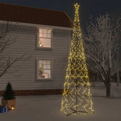 Christmas Cone Tree 3000 LEDs 230x800 cm Warm white 800 cm 230 cm