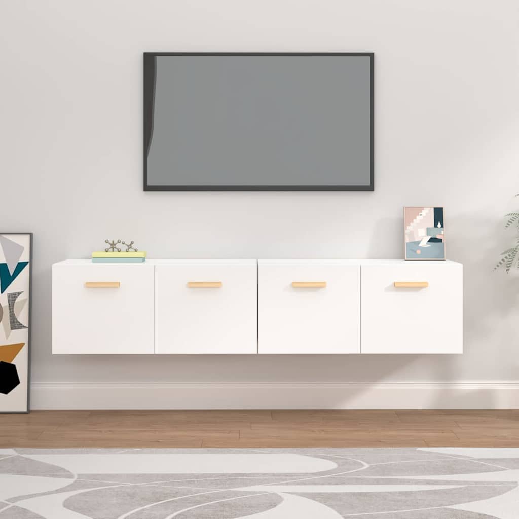Wall Cabinets 2 pcs 80x35x36.5 cm Engineered Wood White