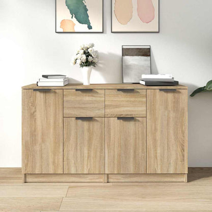 Sideboards 2 pcs 60x30x70 cm Engineered Wood Sonoma oak