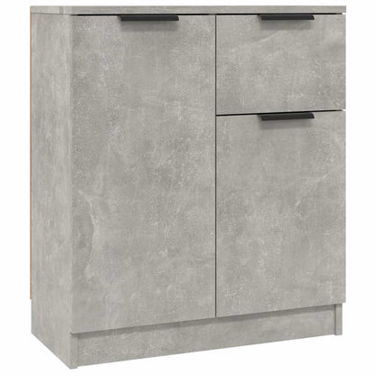 Sideboards 2 pcs 60x30x70 cm Engineered Wood Concrete grey